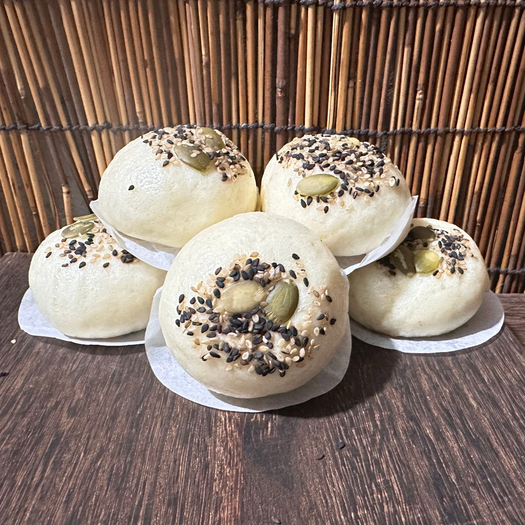 台州特色美食甜肉糖心包子板油馒头速食早餐香甜美味手工制作点心