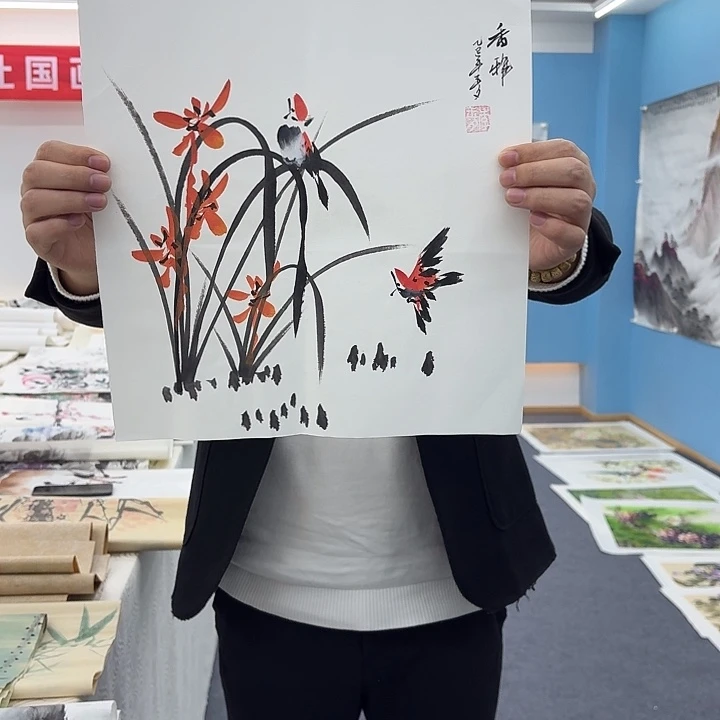 国画手绘国画作品