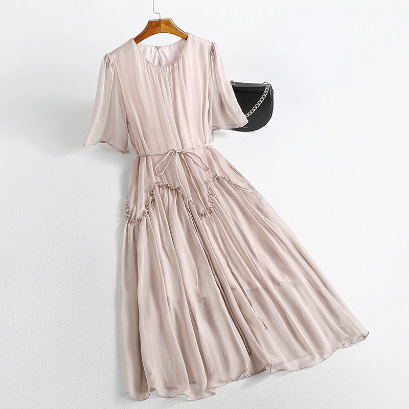 (C501-C510春夏新款时尚百搭连衣裙针织衫