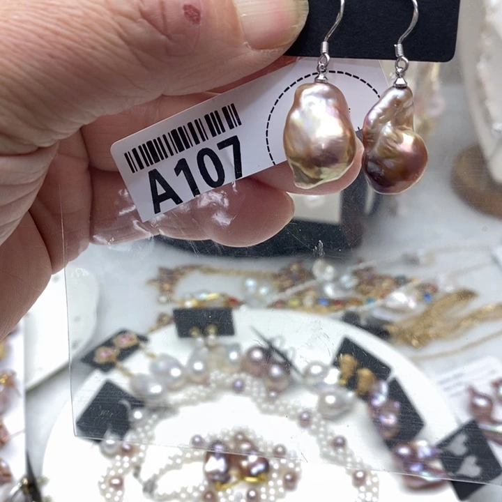 淡水珍珠合金项链107