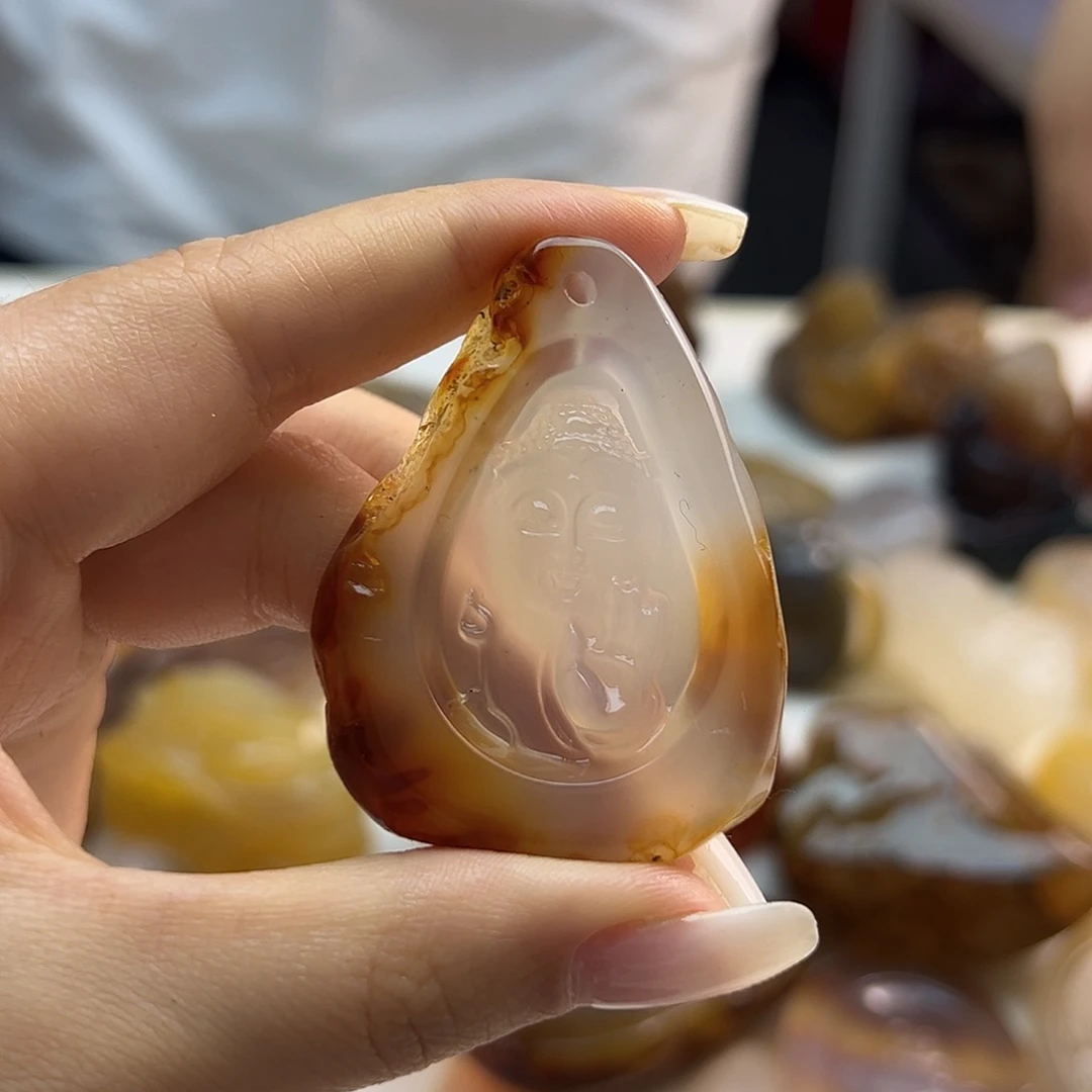 玛瑙/玉髓未镶嵌颈饰