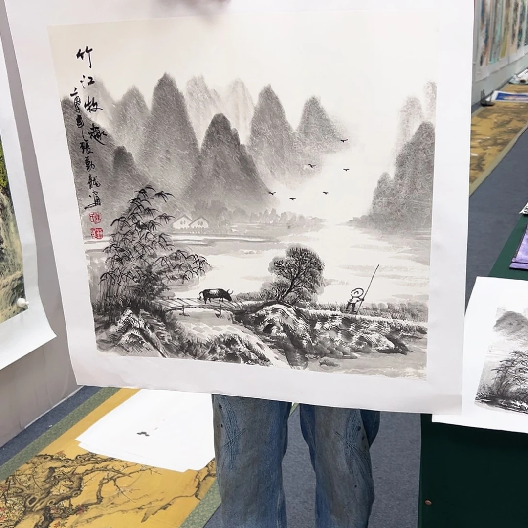 国画宣纸国画纯手绘作品