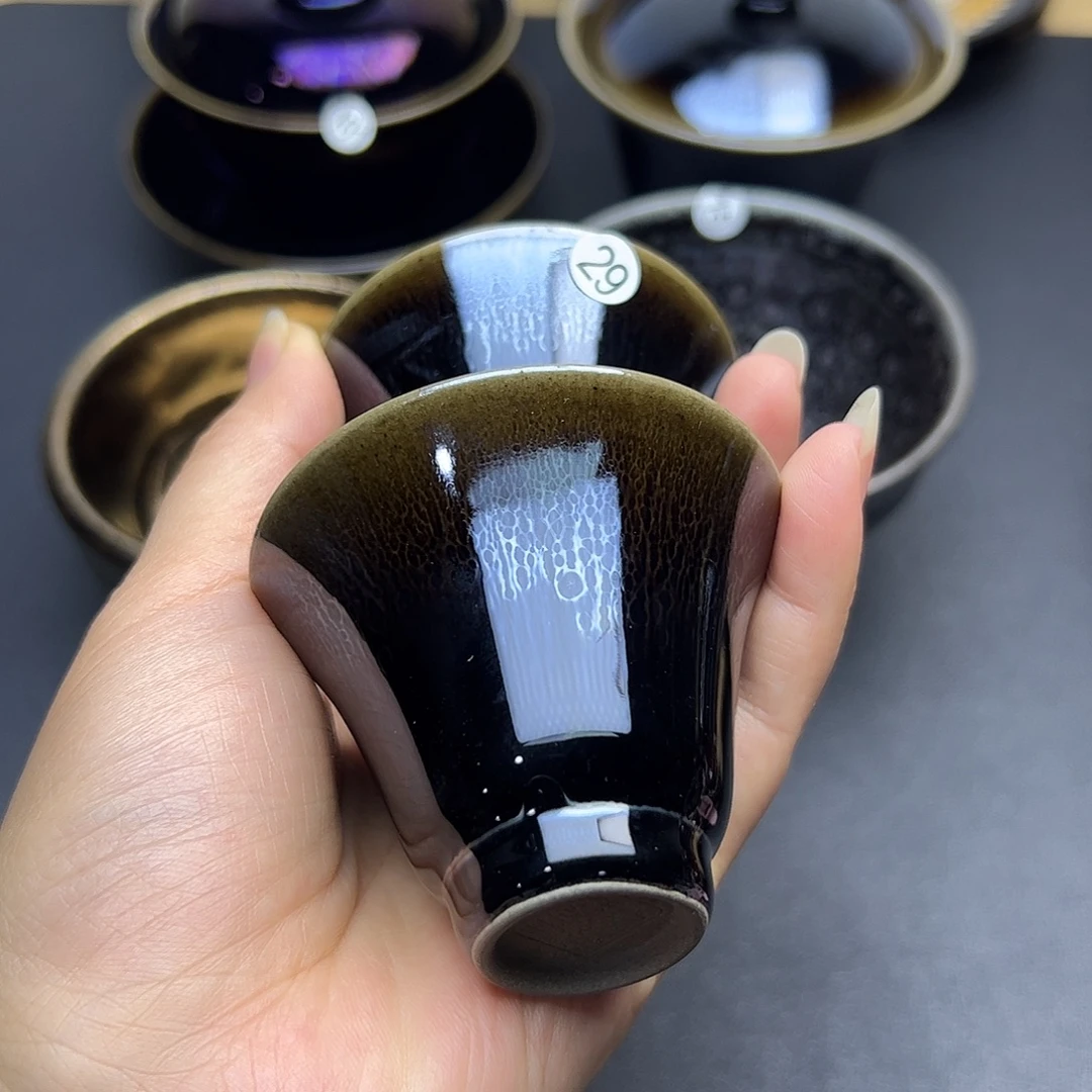 茶盏建窑建盏主人杯
