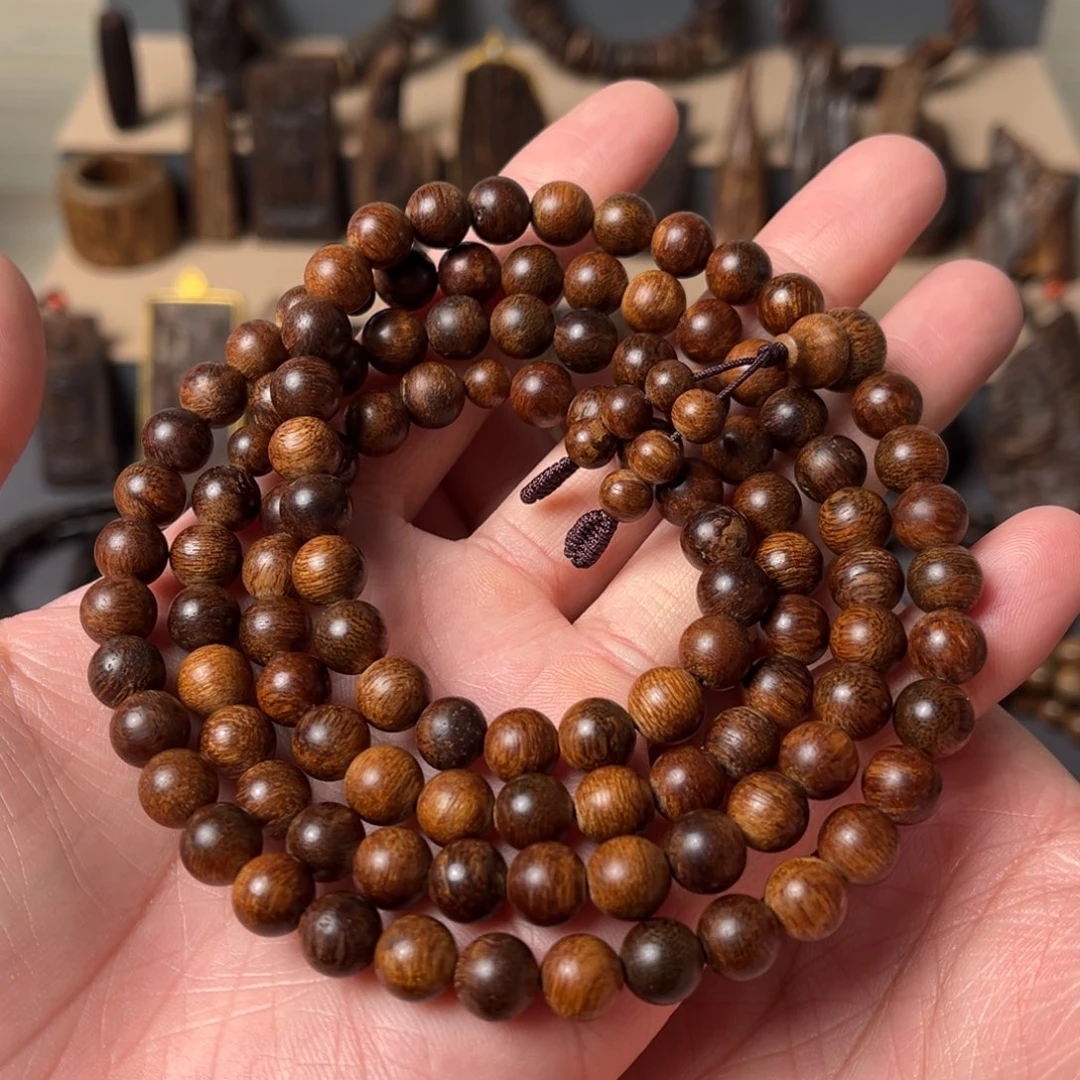 手串沉香芽庄红土老料28克古蕫香