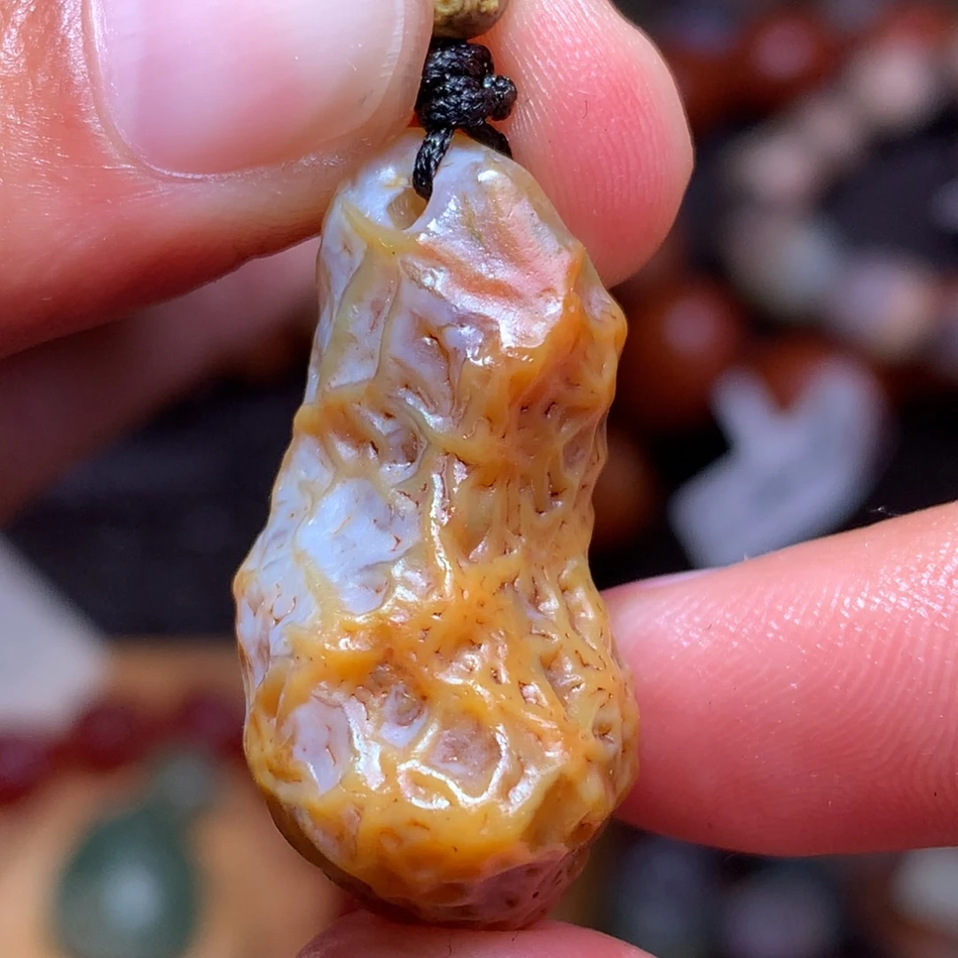 未镶嵌玛瑙/玉髓珠宝半成品