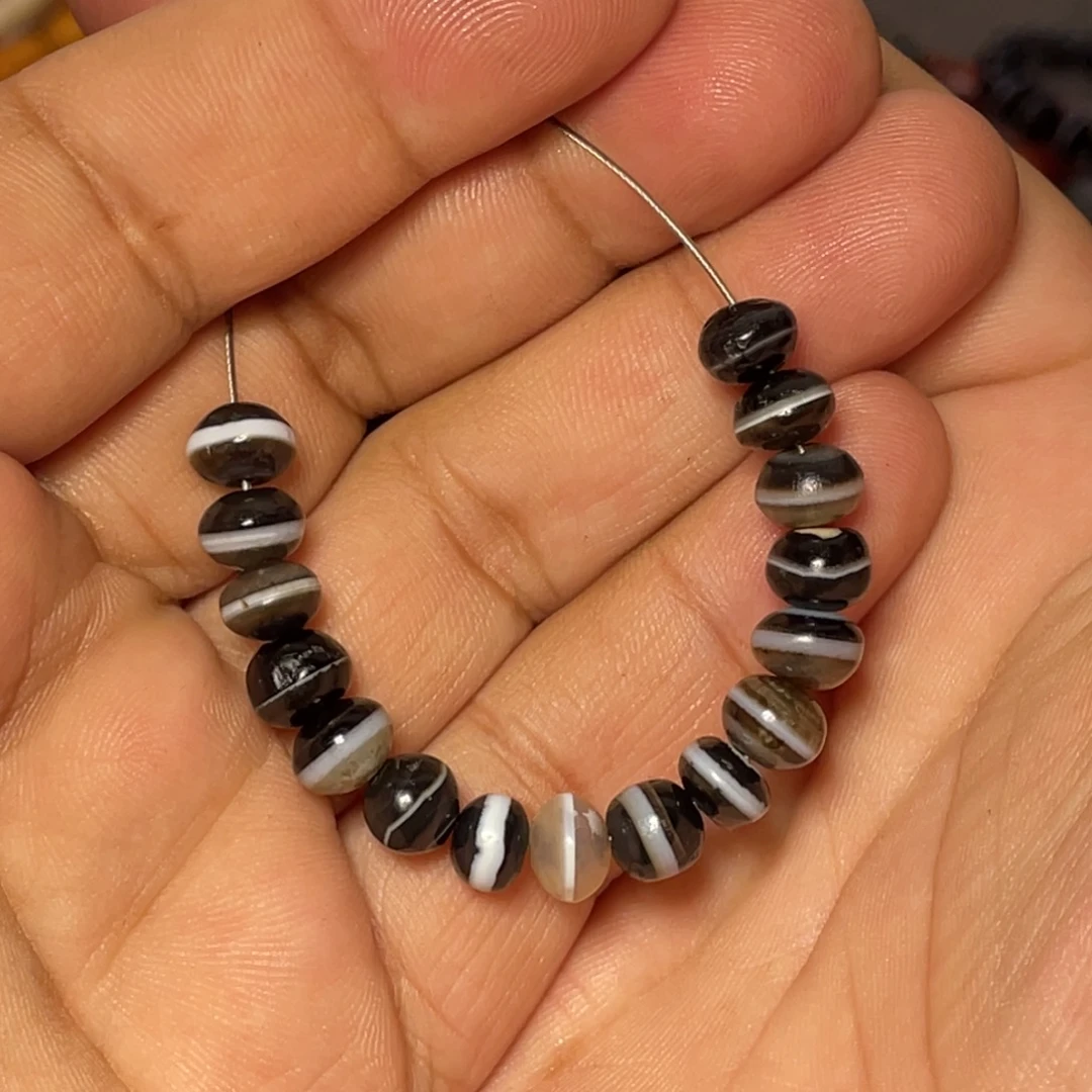 D***o玛瑙/玉髓未镶嵌单珠