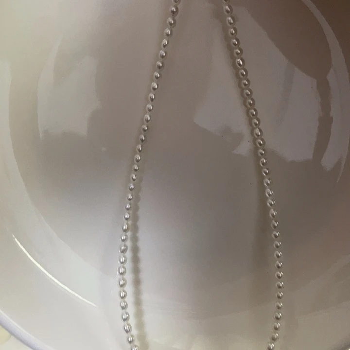 银S925镶嵌项链淡水珍珠