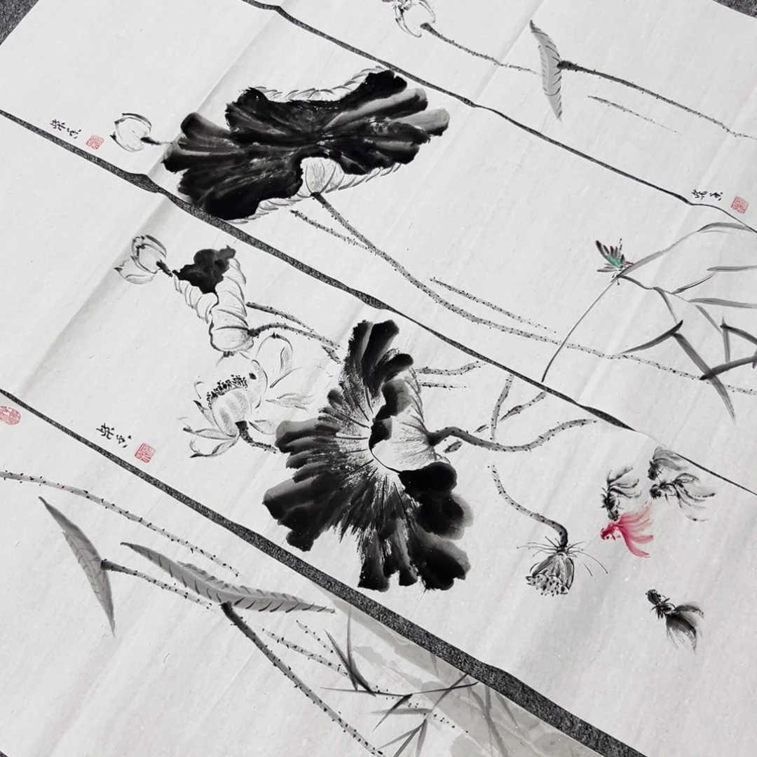 国画西**子国画作品展览作品