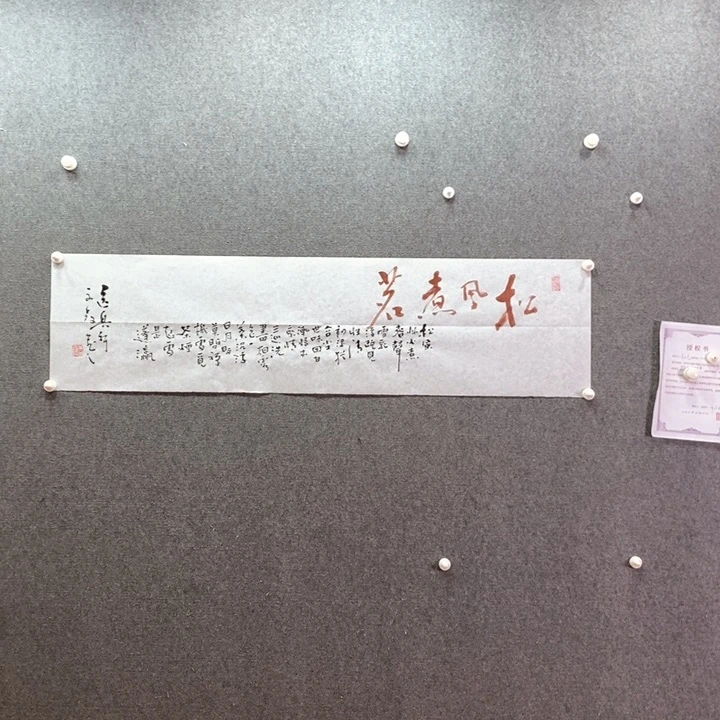 书法书法作品多次参加