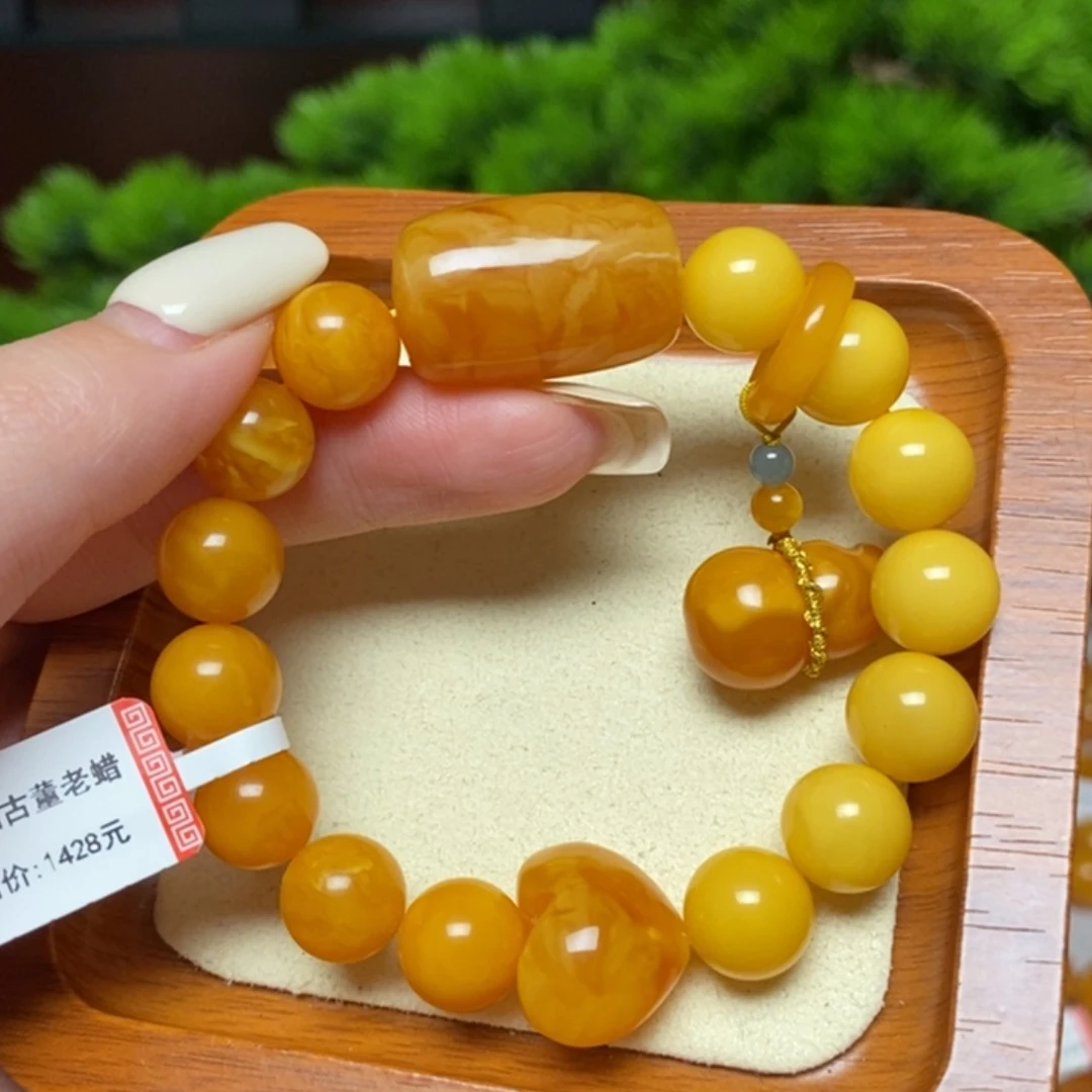 【闪购商品】未镶嵌蜜蜡手链手串