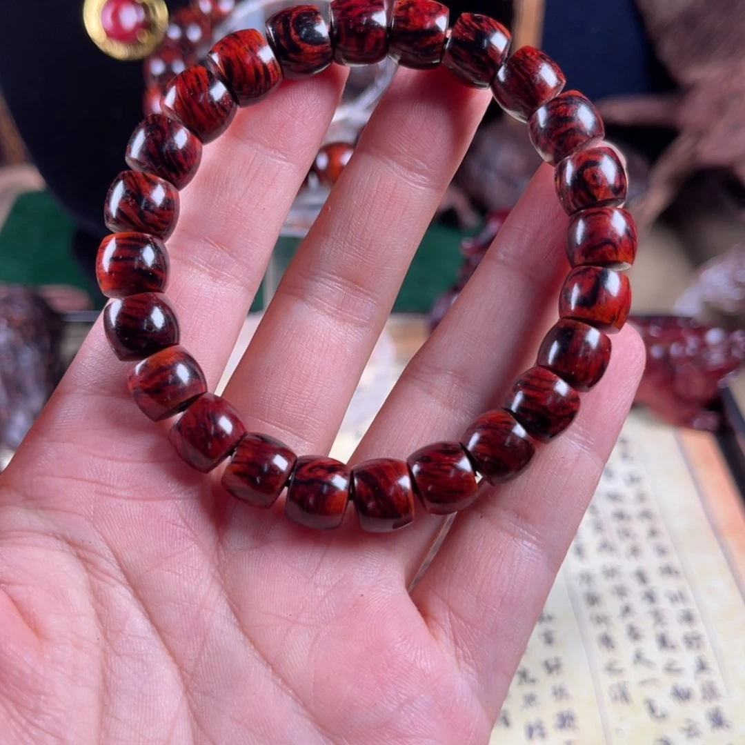 降真香手串/手链长**客红降8*10珠子