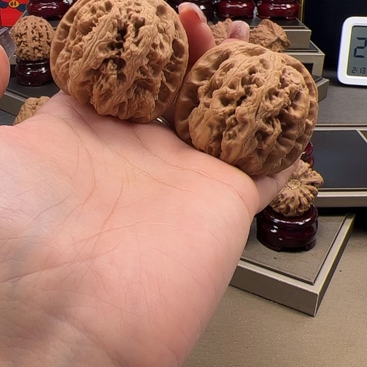 文玩核桃把件45 大 粗筋 f-020