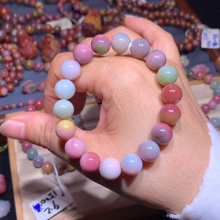 玛瑙/玉髓未镶嵌手链盐源玛瑙