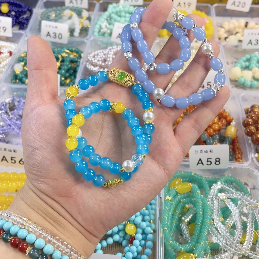 玛瑙手饰银S925镀金镶嵌