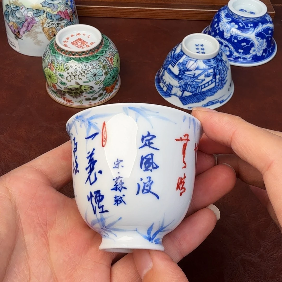 陶现代景德镇全手工全手绘陶瓷