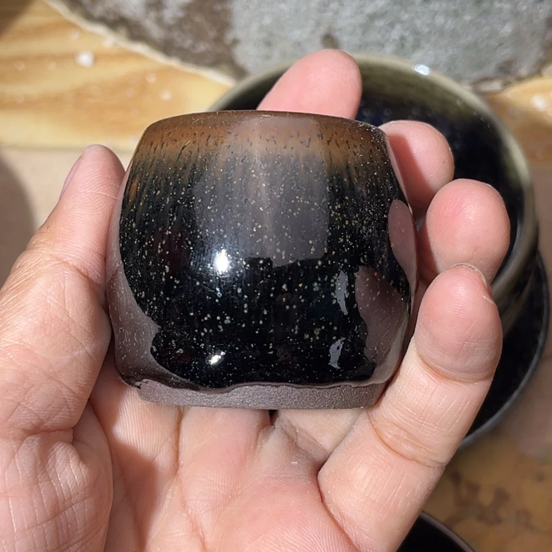 茶盏义兴龙窑柴烧微瑕