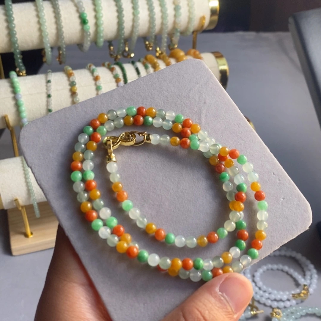 定制翡翠未镶嵌4 缅甸翡翠A货卡4.6