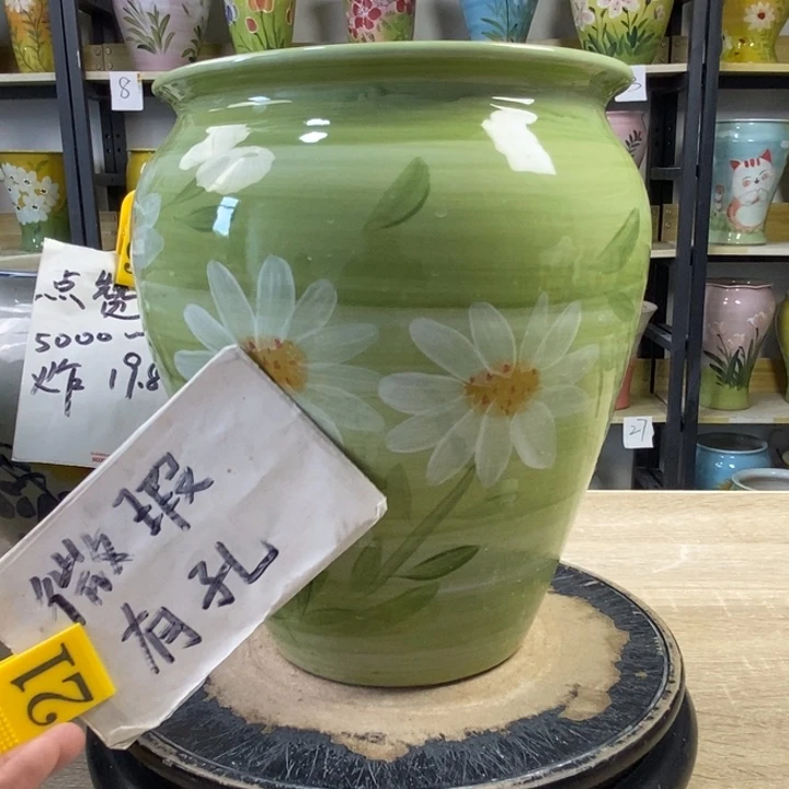 景德镇高温陶瓷花盆