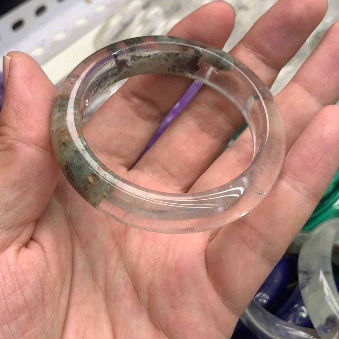 女***王水晶手镯未镶嵌手镯