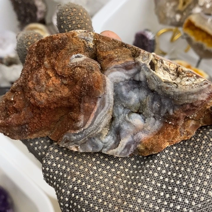 珠宝半成品未镶嵌紫晶