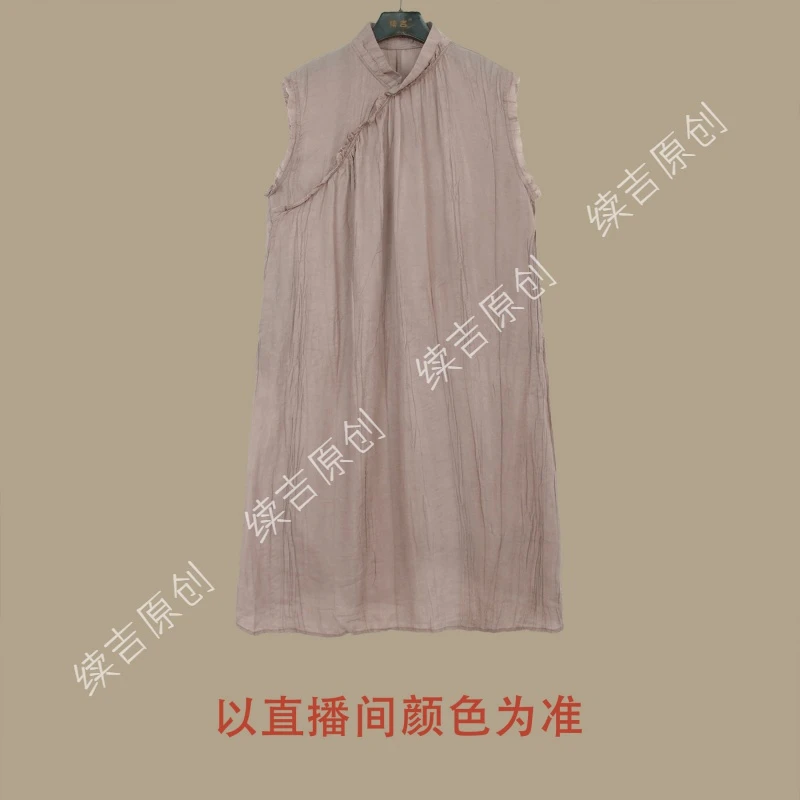 原创设计24-749（鸢语）夏季中式百搭时尚显瘦女装连衣裙