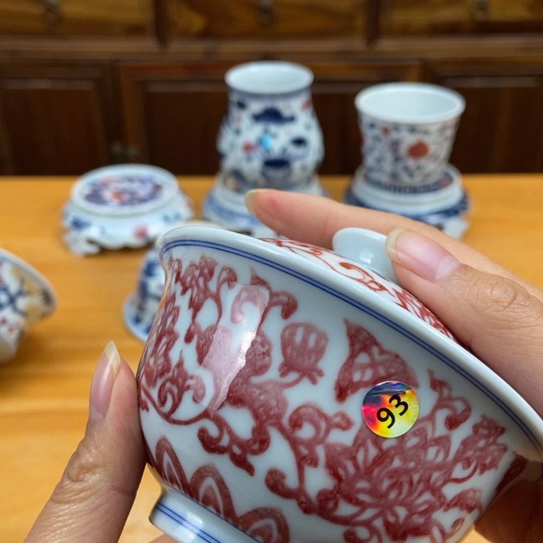 手绘现代茶具非古董