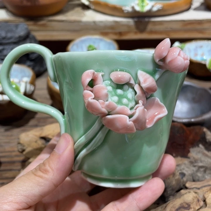 雪*莹618手工制作陶瓷茶具茶杯