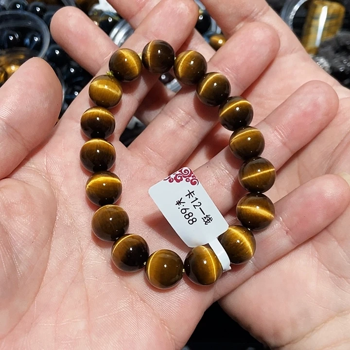 鲸***婗木变石（虎睛石）未镶嵌手串