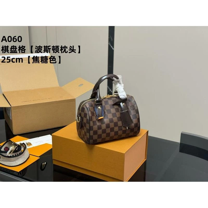 A60 波士顿棋盘格焦糖色枕头25cm【国货到货带原标】礼盒现货发
