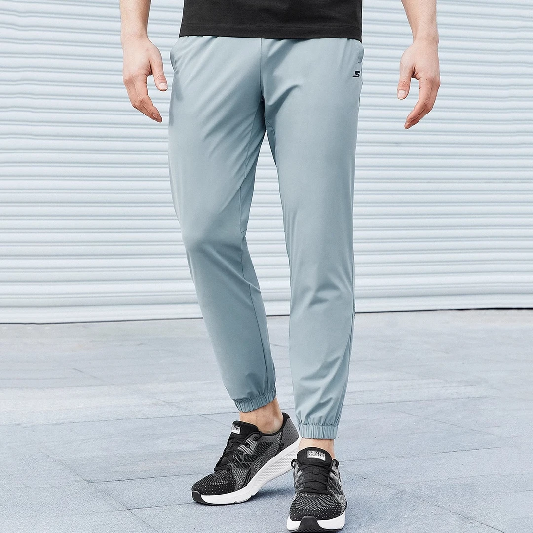 Skechers斯凯奇夏季男女同子时尚速干束脚裤宽松百搭休闲裤子