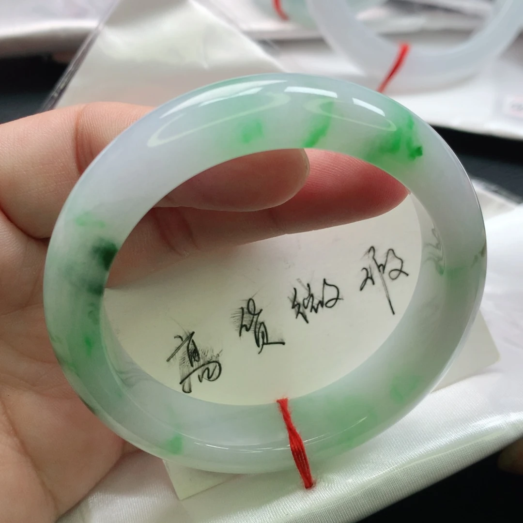 未镶嵌手镯翡翠缅甸52.53