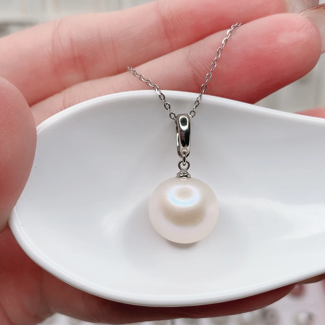 合金淡水珍珠吊坠(赠链)