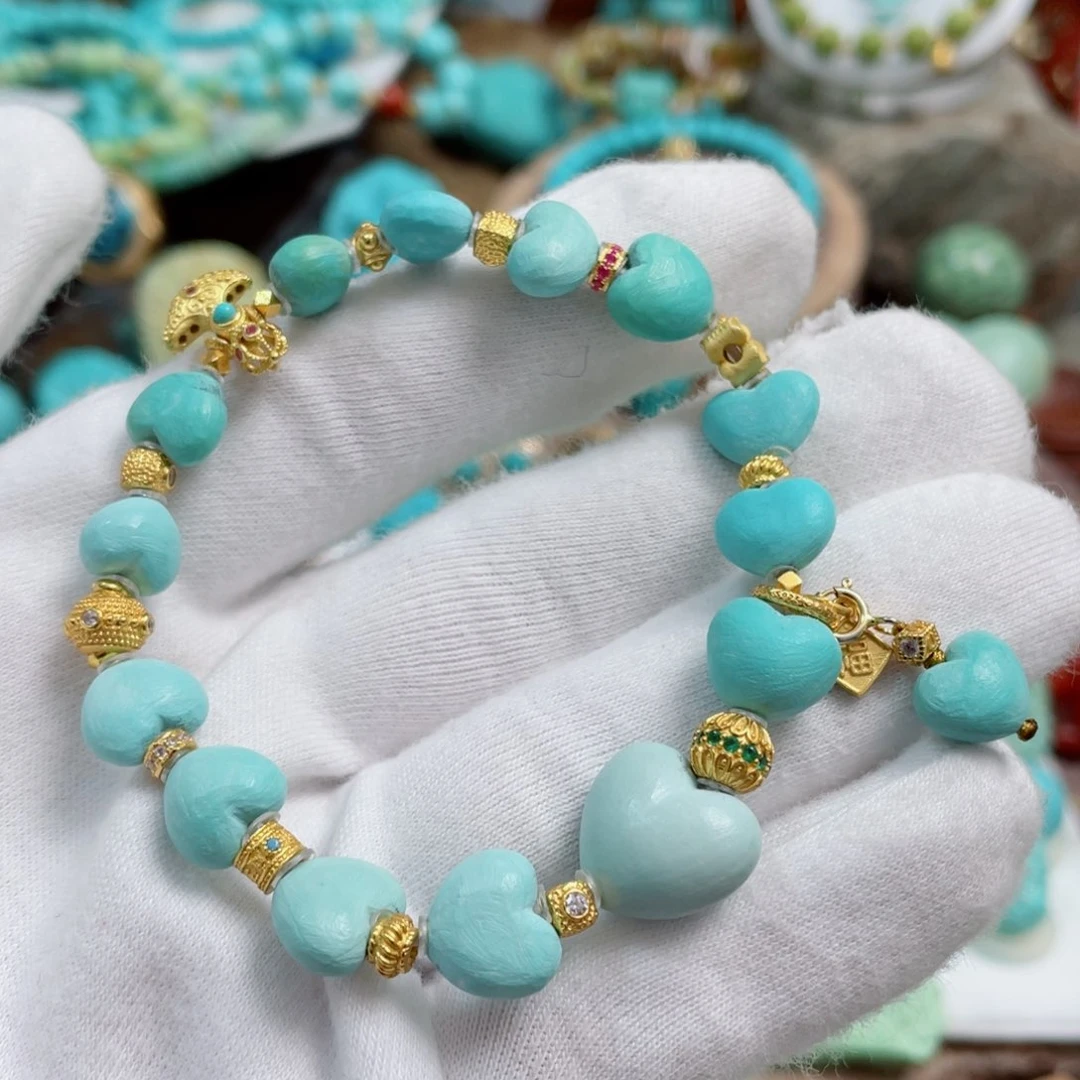 绿松石珠宝奇石未镶嵌