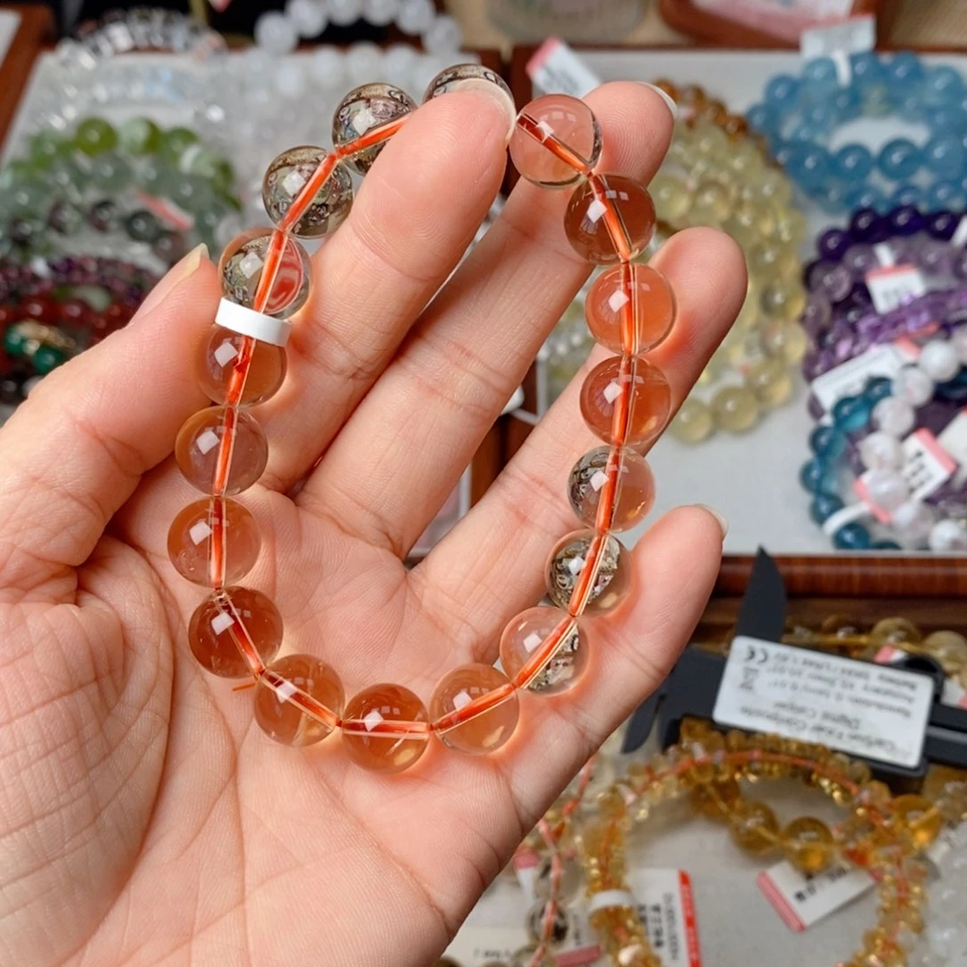 旧***。水晶手链未镶嵌巴以暴力黄11