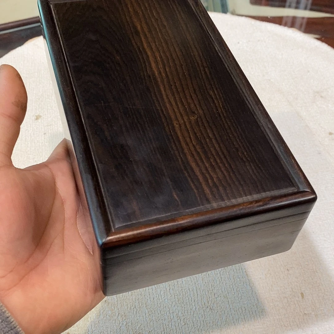 东非黑黄檀（紫光檀）独板机关盒20/11/5.5