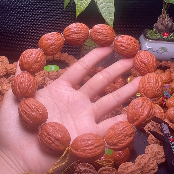 开***心文玩核桃手串肉枣