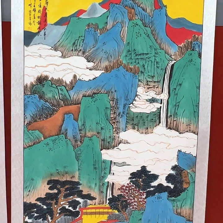 国画新年愿望希望大家身体健康快乐