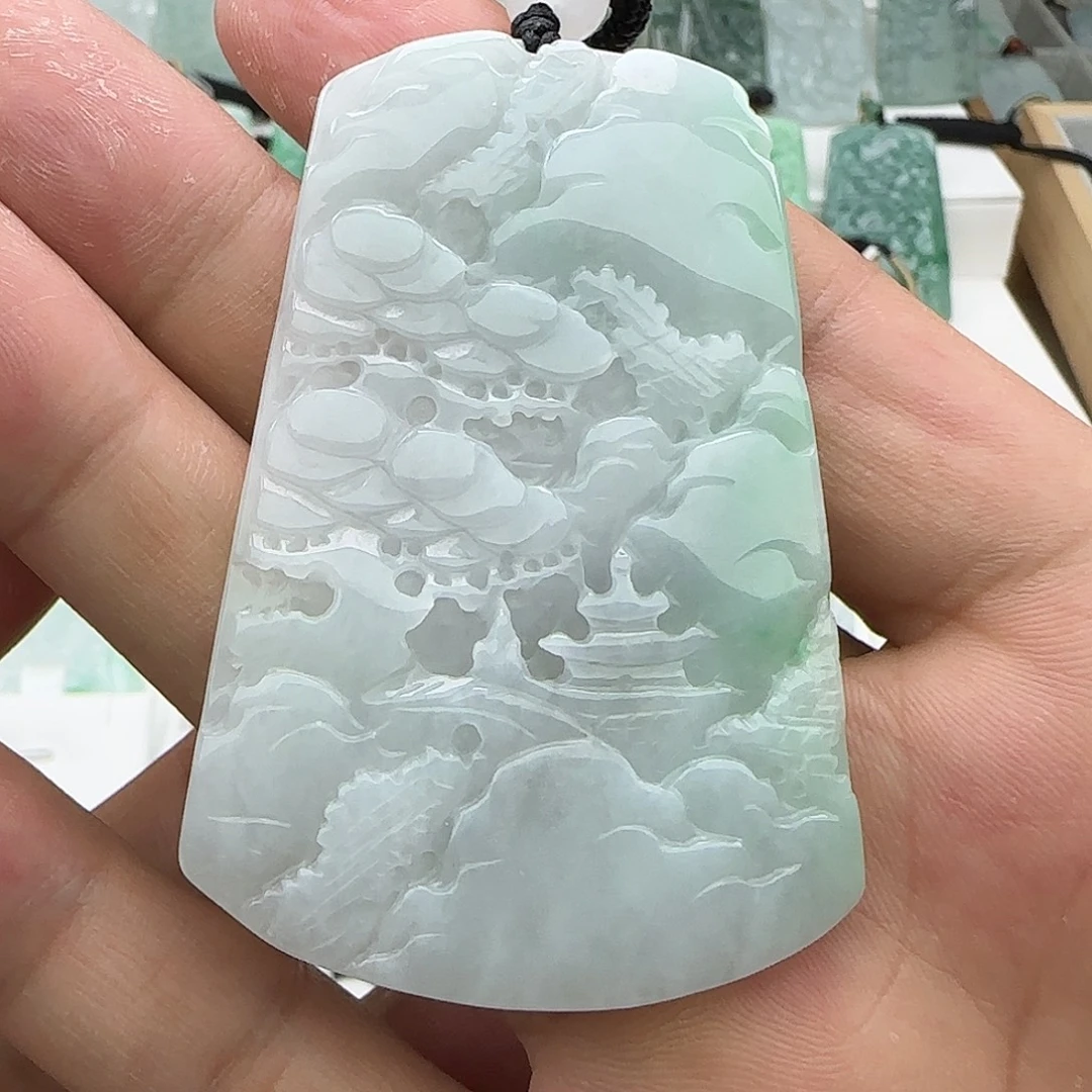 颈饰未镶嵌翡翠翡翠