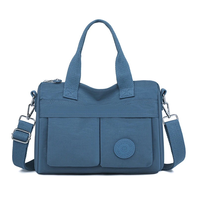 2025新款时尚水洗布大容量托特包手提包旅行背包牛津布妈妈斜挎包