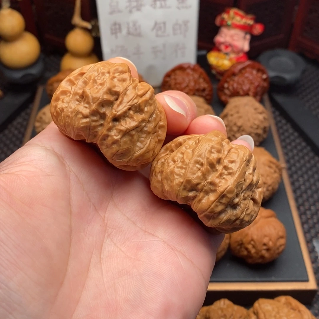 念***心文玩核桃把件蛤蟆