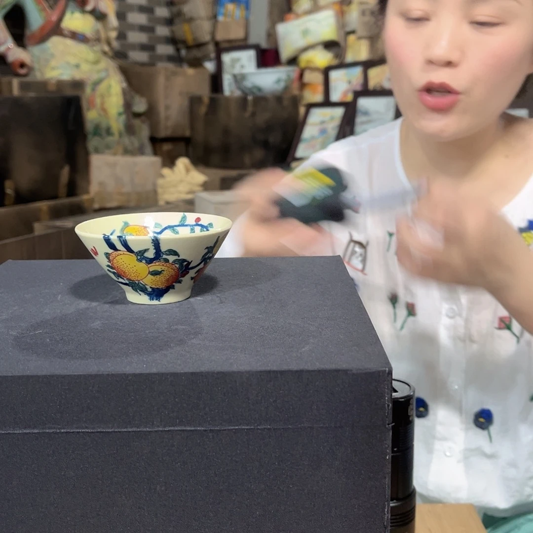 摆件//////景德镇陶瓷瓷器。黄。