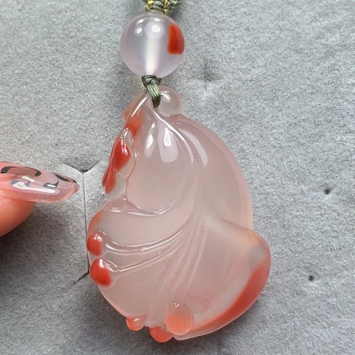 南红玛瑙未镶嵌吊坠