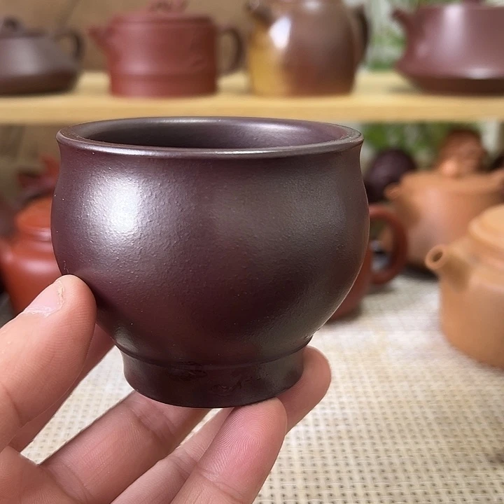 红泥茶壶石红主人杯，140CC