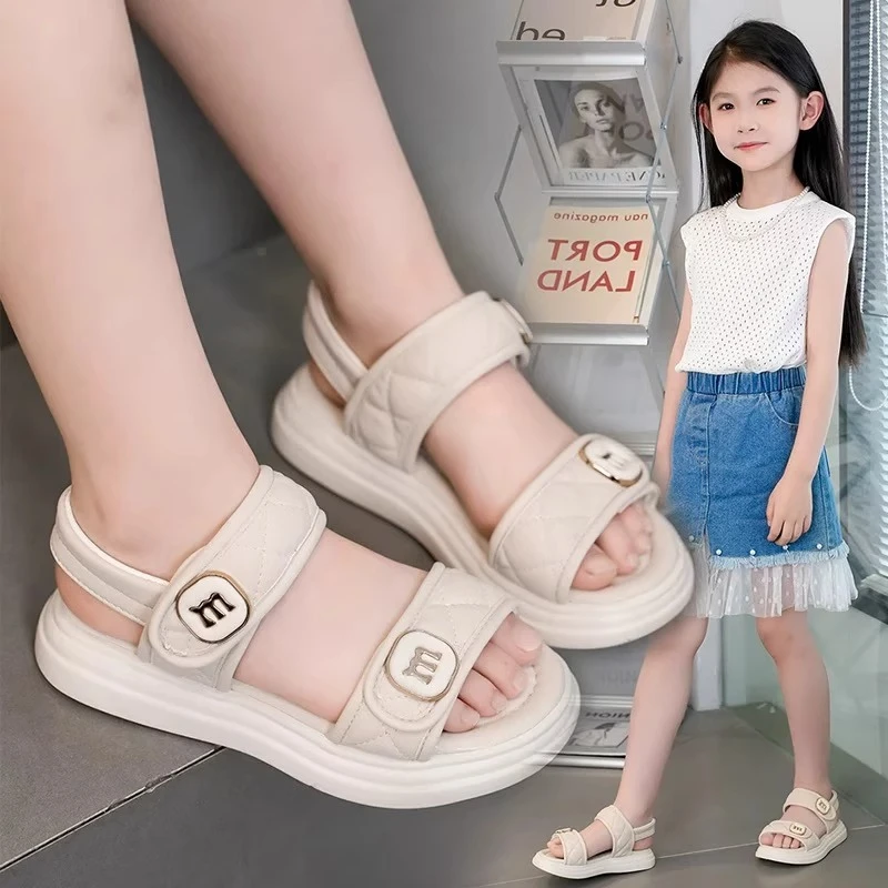 ABCpox女童凉鞋2025年儿童夏季新款运动沙滩鞋中大童公主鞋软底鞋
