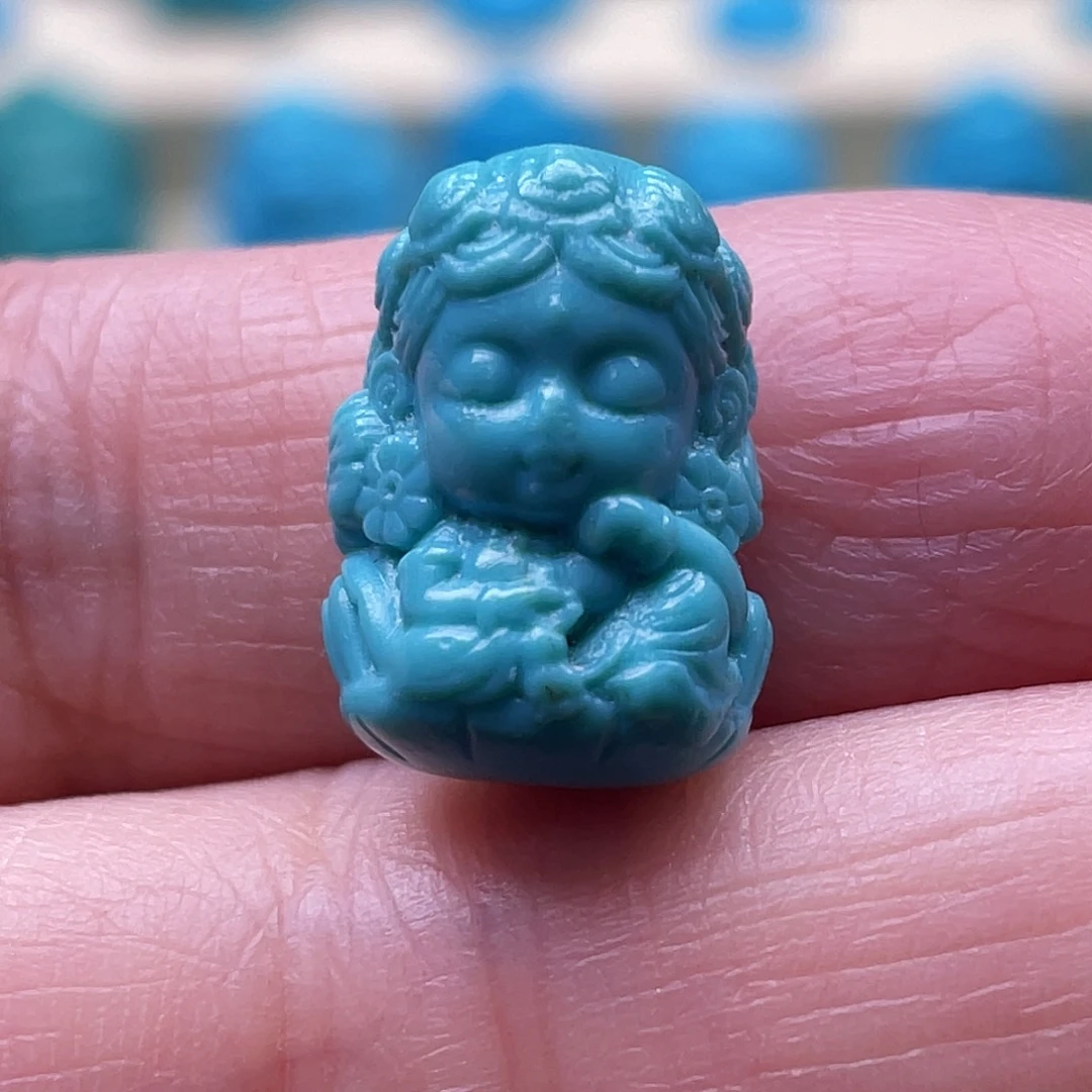 绿松石未镶嵌珠宝奇石卡11-16