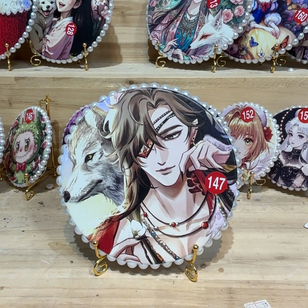 景德镇手绘花盆陶瓷16cm