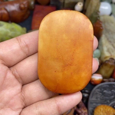 和田玉未镶嵌颈饰63