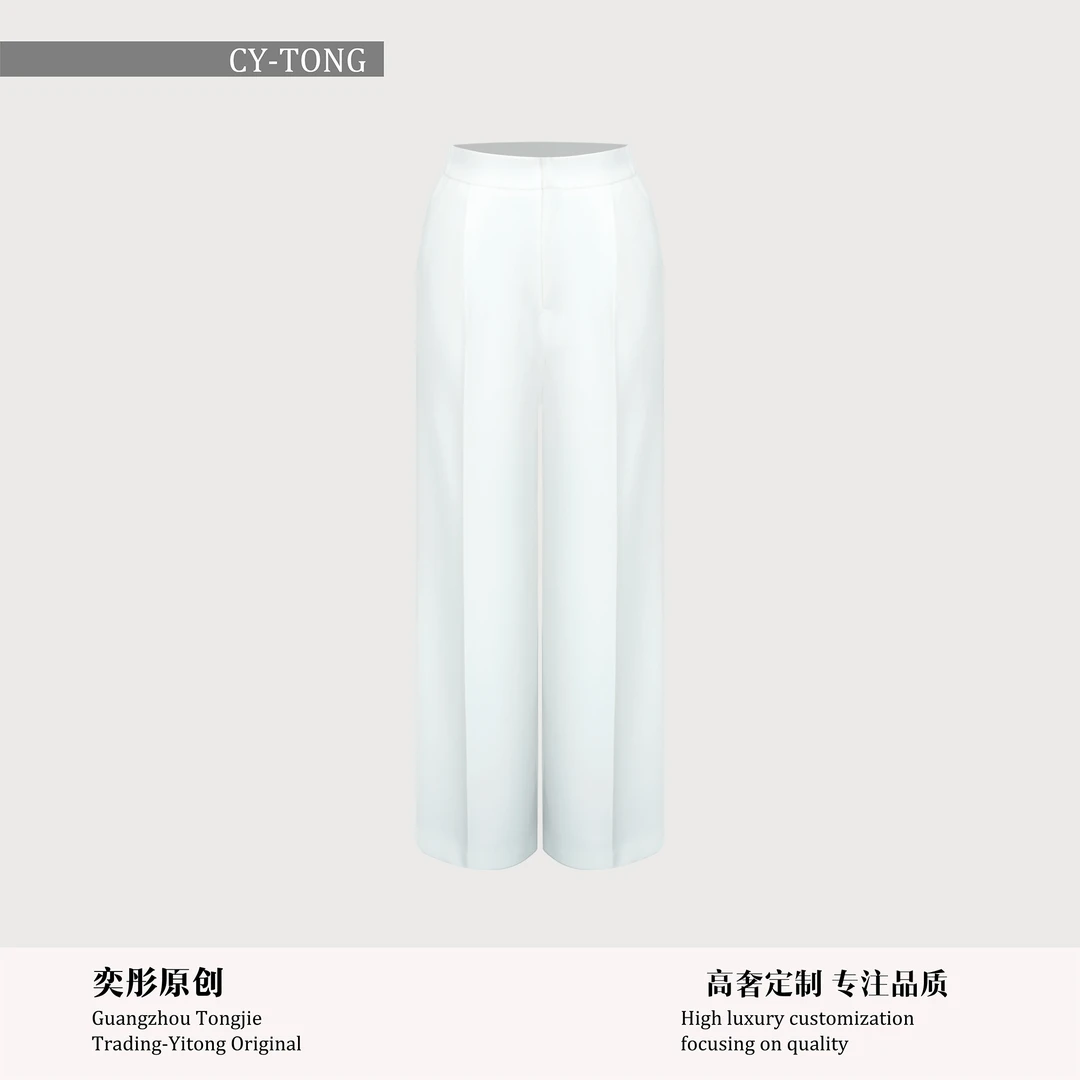 【彤姐原创】春季修身优雅气质显瘦时尚设计师款裤子W25D331