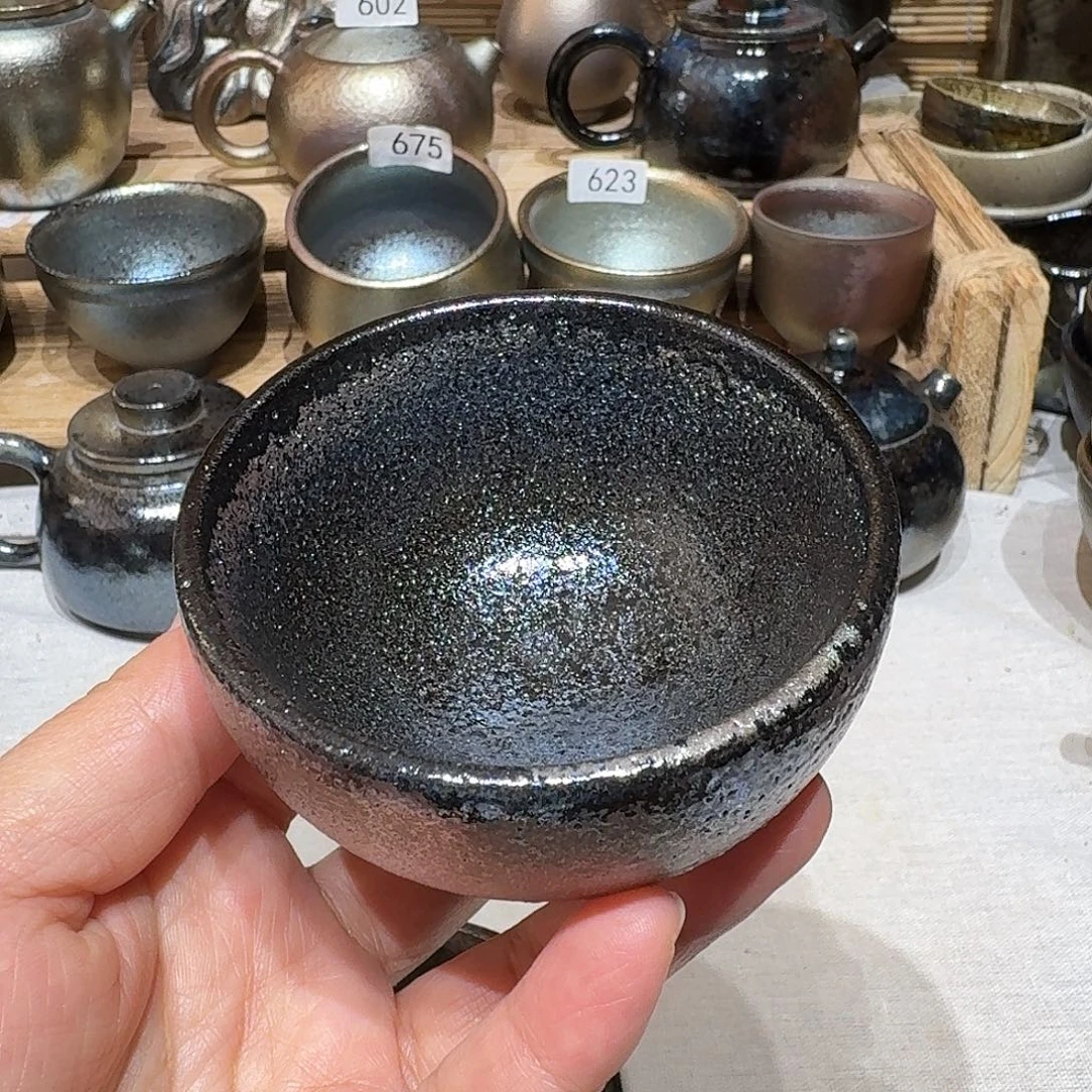 随***d壶建水紫陶紫泥柴烧杯