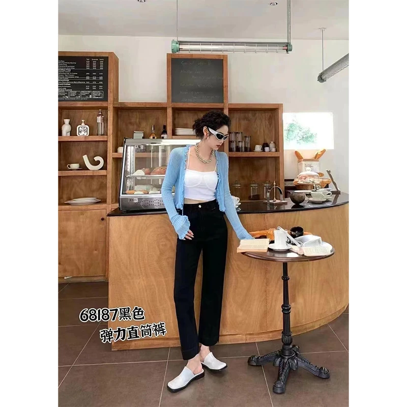 【清仓福利】弹力牛仔裤女68187